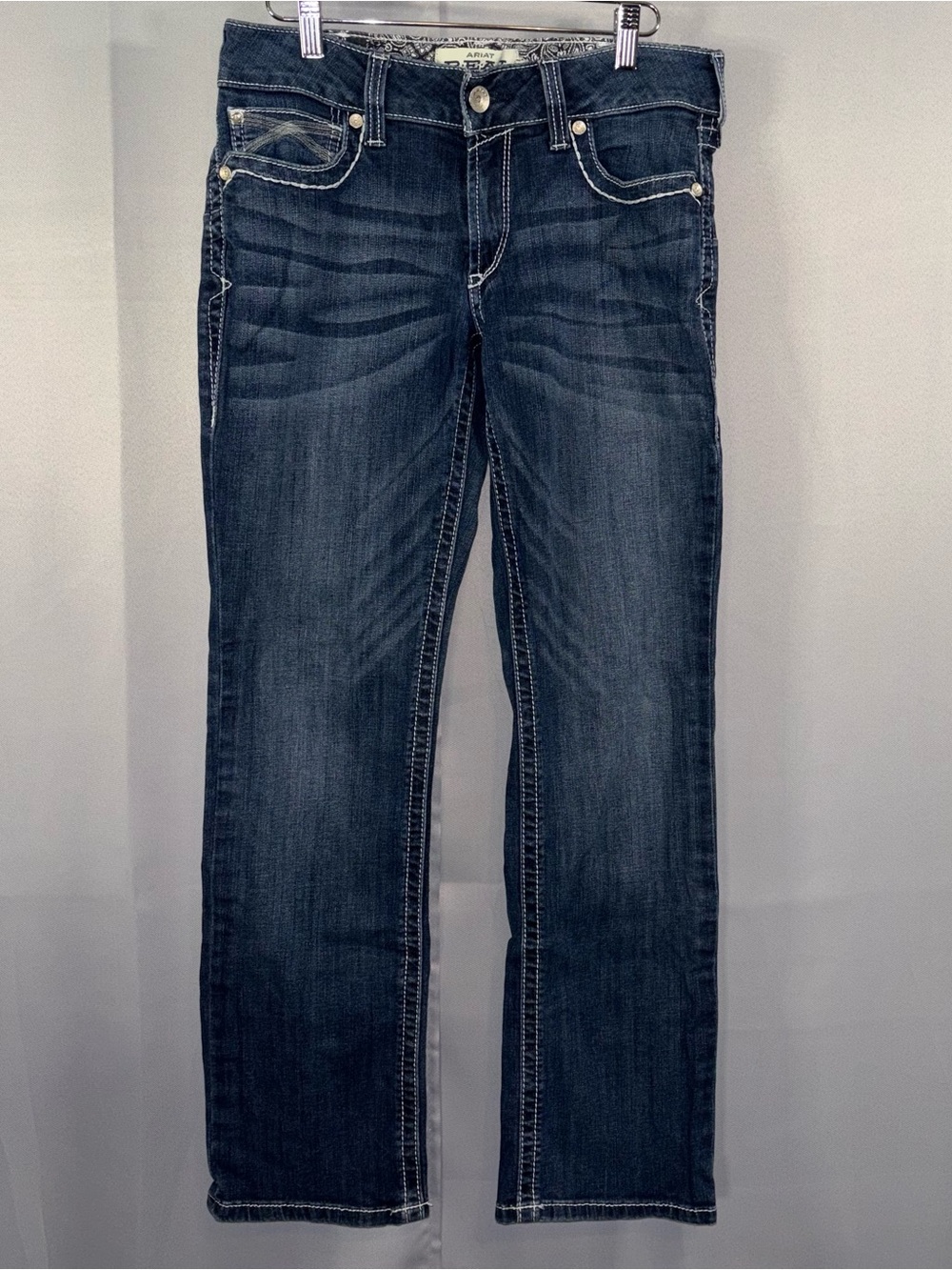 Ariat R.E.A.L. Ivy Mid Rise Straight Leg Jeans 30S